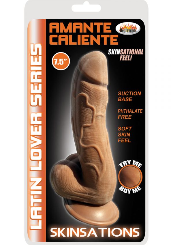 Skinsations Amante Caliente Brown 7.5 Inch