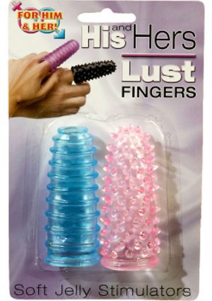 His And Hers Lust Fingers Soft Jelly Stimulators