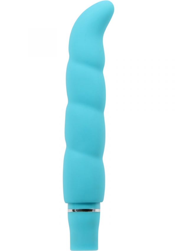 Luxe Purity G Multifuction Vibe Silicone Waterproof Aqua 6.25 Inch