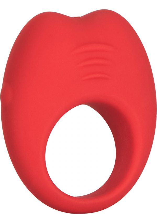 Colt Silicone Rechargeable Cock Ring Red