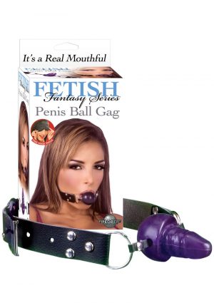 Fetish Fantasy Series Penis Ball Gag Purple