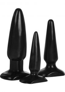 Anal Trainer Kit Anal Plug Black