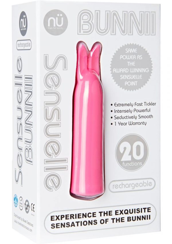 Bunnii 20 Function Silicone USB Rechargeable Vibe Waterproof Pink