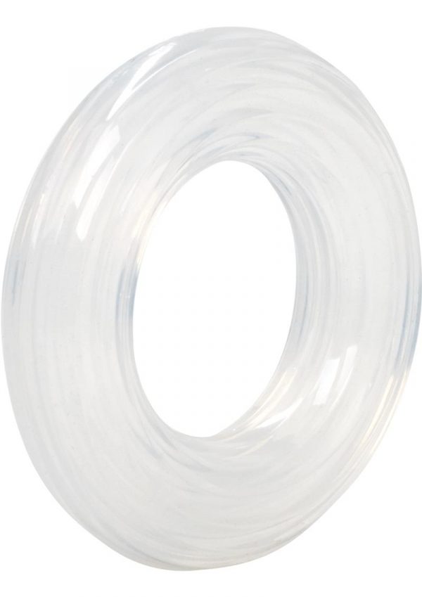 Premium Silicone Cock Ring Clear Extra Large