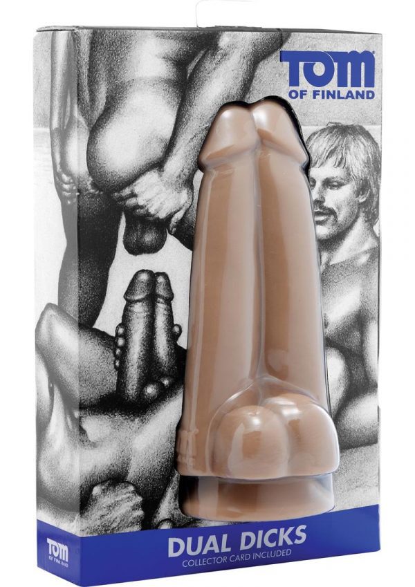 Tom Of Finland Dual Dicks Flesh 9.25 Inch