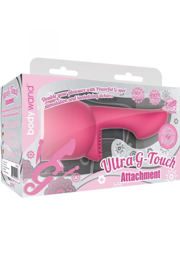 Bodywand Silicone Ultra G-Touch Attachment Pink Small