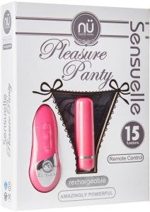Pleasure Panty Wireless Remote Control Silicone USB Rechargeable Bullet Waterproof Pink