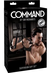 Sir Richard`s Command Suspension Cuff Set Black And Stainless Steel