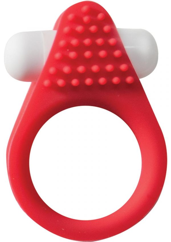 Maxx Gear Stimulation Ring Silicone Waterproof Red