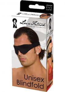 Lux Fetish Unisex Blindfold Black