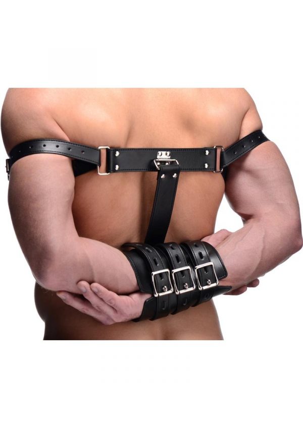 Strict Arm Binder Adjustable Restraint Straps Black