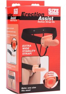 Size Matters Eriction Assist Hollow Strap-On Flesh
