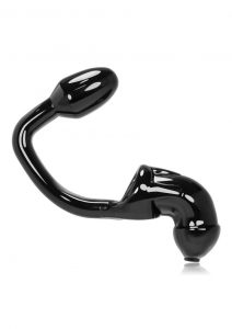 Tailpipe Chastity Cocklock Plus Attached Asslock Buttplug Black 8 Inch