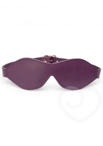 Fifty Shades Freed Cherished Collection Leather Blindfold Purple
