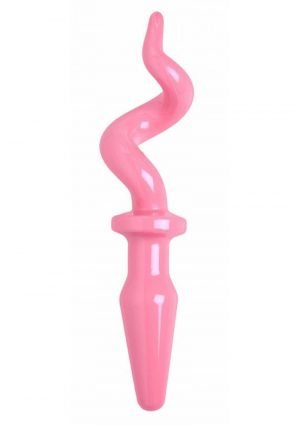 Tailz Piggy Tail Anal Plug Pink 9 Inch