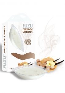Fuzu Massage Candle Warm Vanilla Vegan Friendly 4 Ounce
