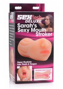 Sex Flesh Deluxe Sarah`s Sexy Mouth Stroker Flesh