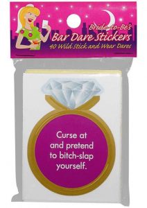 Bride To Be`s Bar Dare Stickers