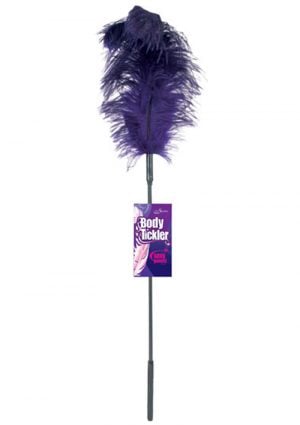 Body Tickler Ostrich Feather Tickler Purple