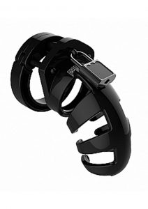 Man Cage By Shots Chastity 02 Black 3.5 Inch