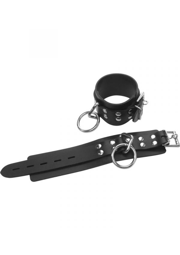 Rubberline Locking Wrist Restraints Black