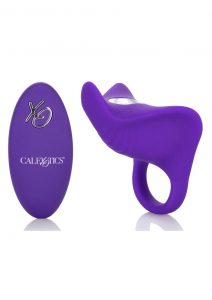 Silicone Remote Orgasm Ring Silicone Rechargeable Waterproof Purple