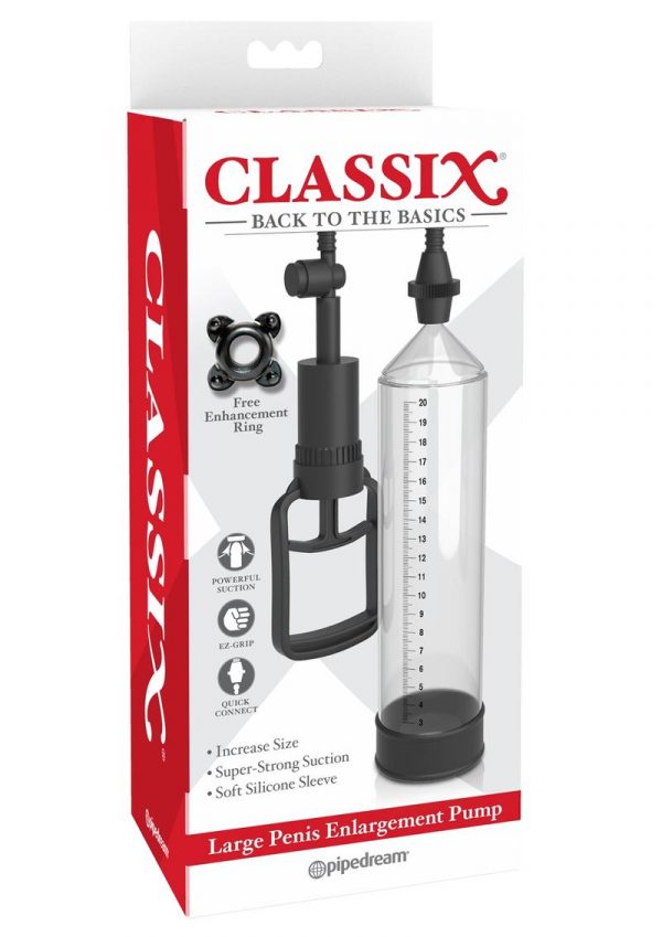 Pipedream Classix Penis Enlargement Pump Clear Large