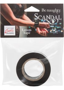 Scandal Be Naughty Lovers Tape Restraint Black 4 Feet