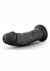 Ruse Jammy Silicone Realistic Dildo Black 8 Inch