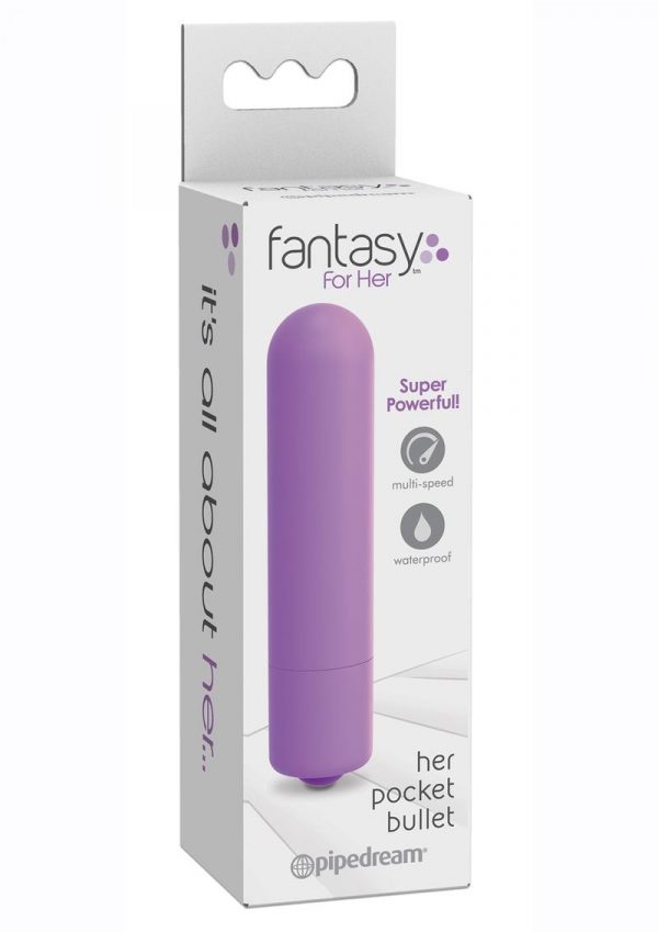 Fantasy For Her Pocket Bullet Vibe Waterproof Multi Speed Purple