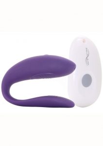 We-Vibe New Unite Couples Vibrator Silicone USB Rechargeable Vibe With Wireless Remote Splashproof Purple