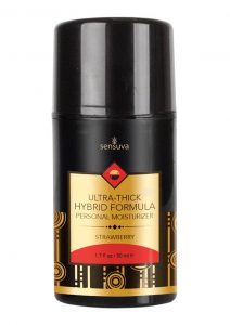 Ultra Thick Hybrid Formula Flavored Personal Moisturizer Strawberry 1.7 Ounces