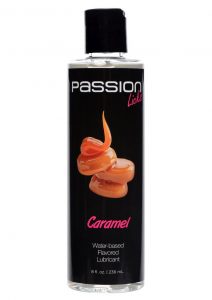 Passion Licks Water Based Flavored Lubricant Caramel  8oz