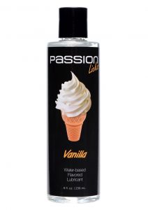 Passion Licks Water Based Flavored Lubricant Vanilla  8oz