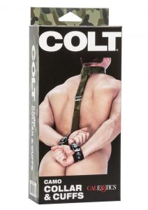 Colt Camo Collar and Cuffs Bondage Adjustable