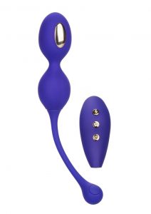 Impulse Intimate E-stimulator Wireless Remote Silicone Dual Kegel Exerciser USB Rechargeable Werproof Purple 4 Inches