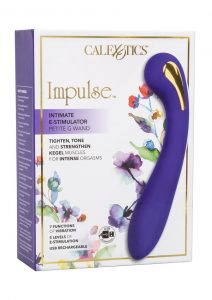 Impulse Intimate E-stimulator Petite G Wand Multi Function G-Spot Massager Silicone Rechargeable Waterproof Purple