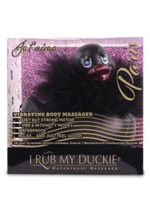 I Rub My Duckie 2.0 Paris Waterproof Vibrating Massager  Black
