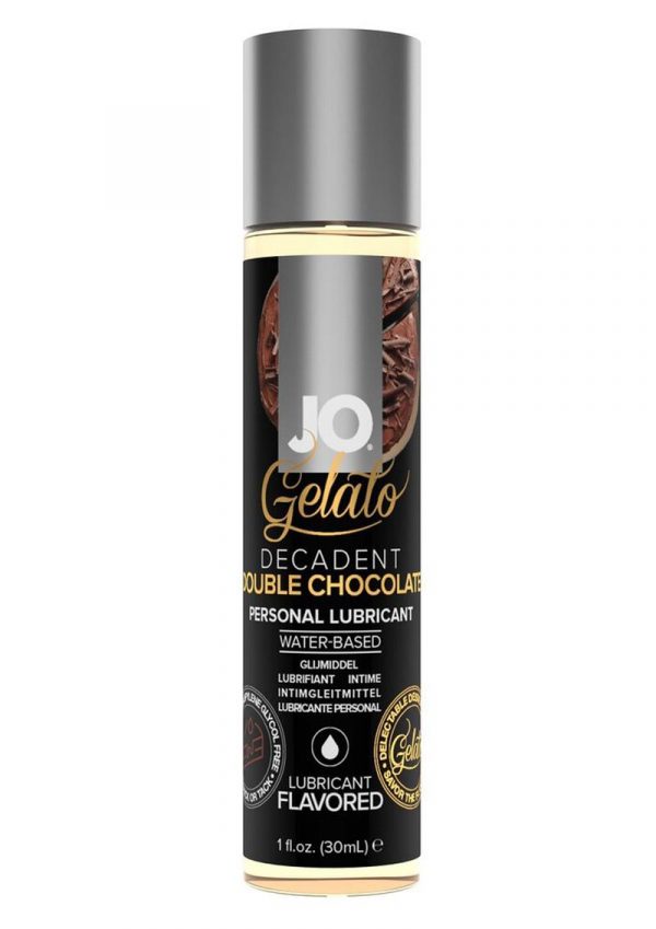 Jo Gelato Water Based Lube Decadent Double Chocolate 1oz Bottle