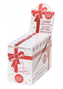 Candy Prints X-rated Birthday Candy 6 Boxes Per Counter Display