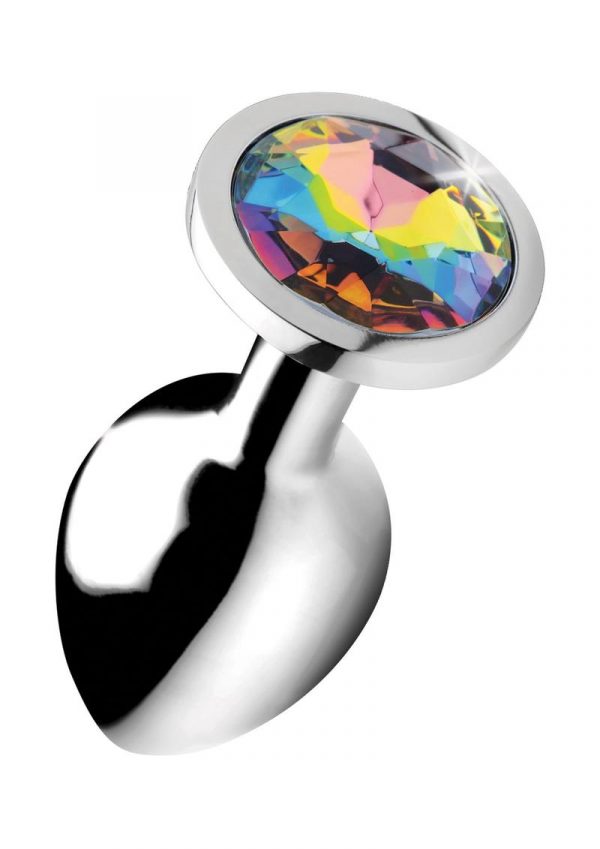 Booty Sparks Rainbow Prism Gem Anal Plug - Medium **Special Order**