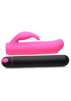 Bang! XL Bullet And Rabbit Silicone Sleeve Set - Pink