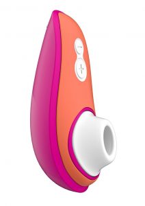 Womanizer Liberty By Lily Allen Silicone USB Rechargeable Clitoral Stimulator - Pink/Orange