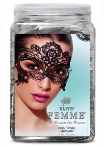 Elite Femme For Women Cool Tingle Lubricant 10 Milliliter Foils 144 Each Per Bowl