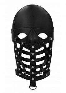 Ouch! Pain Leather Male Mask - Black