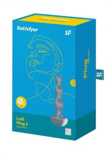 Satisfyer Lolli-Plug 2 Silicone Beaded Anal Plug - Grey