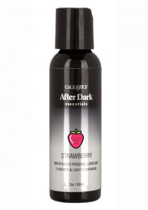 After Dark Essentials Water-Based Flavored Personal Warming Lubricant Strawberry 2oz