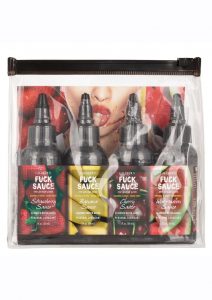 Fuck Sauce Flavored Water Based Personal Lubricant Variety 2oz (4 pack)