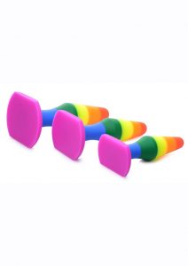 Frisky Rainbow Silicone Anal Trainer Set (3 piece)