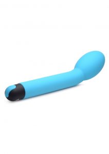 Bang! 10X Rechargeable Silicone G-Spot Vibrator - Blue